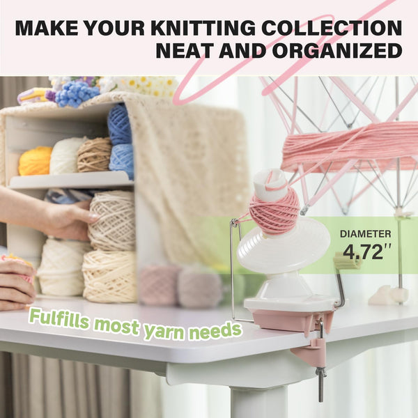 INMAKER Yarn Winder and Swift, Yarn Swift and Ball Winder Combo, Yarn Ball Winder with Swift for Crocheting