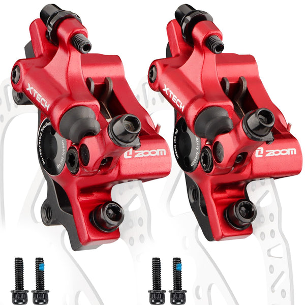MTB Hydraulic Disc Brakes, HB-100 Hydraulic Disc Brake Caliper set Front and Rear,for Mountain Bikes, E-bike, Folding Bike