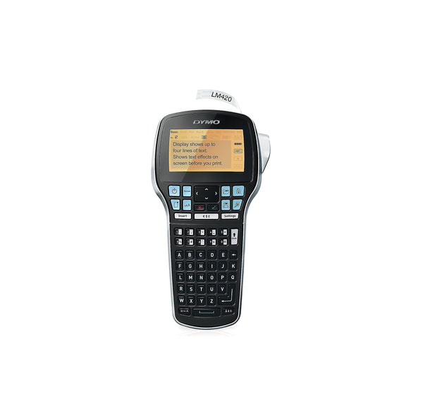 DYMO LabelManager 420P Label Maker | High Performance Rechargeable Portable Label Printer | Computer Connection | Print Barcodes, Logos & Graphics