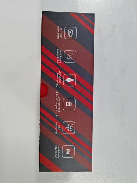 INNOVV K6 Motorcycle Dash Cam Dual Channel QHD 2K+1080P, IP67 Waterproof Mini Motocam with Wi-Fi, 120°Golden Angel, G-Sensor Detection, Support 256GB(SD Card not Included)