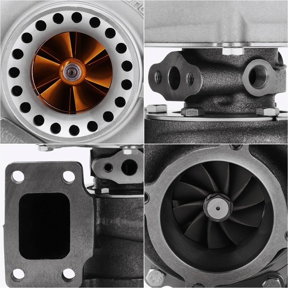 maXpeedingrods GT35 GT3582 Billet Wheel turbocharger Universal for 4/6 cylinder 2.5-6.0L 600HP A.nti Surge 4 Water+Oil Cold Turbo