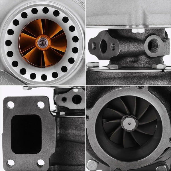 maXpeedingrods GT35 GT3582 Billet Wheel turbocharger Universal for 4/6 cylinder 2.5-6.0L 600HP A.nti Surge 4 Water+Oil Cold Turbo