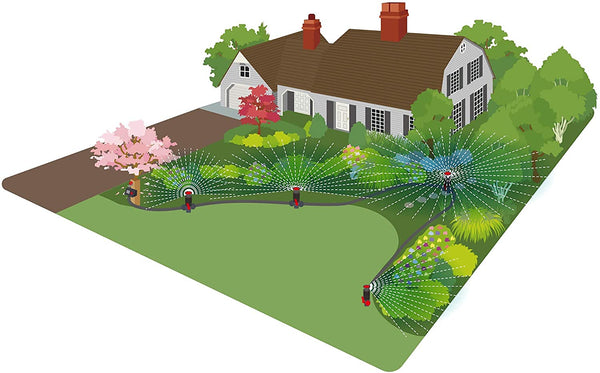 Eden 96093 Multi-Adjustable Flex Design Garden Sprinkler with Extension Set, Great for DIY Gardening Product