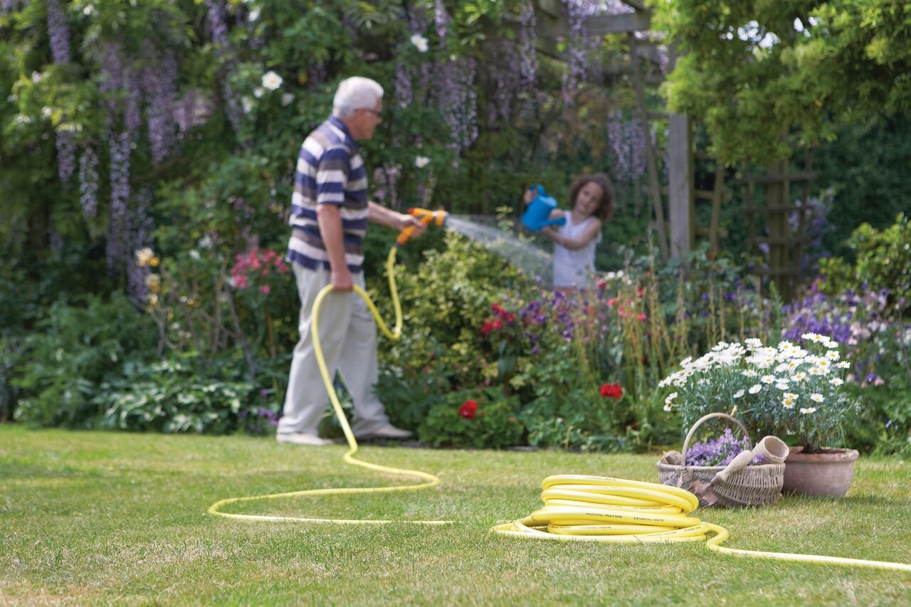Hozelock 116761 12.5 mm 25 m "Super Tricoflex Ultimate" Water Hose - Yellow