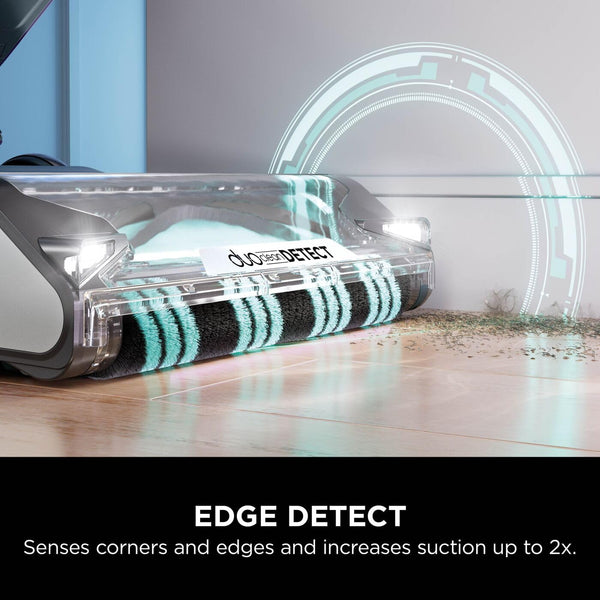 Shark PowerDetect Corded Upright Vacuum Cleaner, DuoClean Detect, Reverse Clean, Anti Hair Wrap Plus, Anti-Allergen, 8m Cord, 1.3L, Dusting Brush, Pet, Crevice, Multi Surface Tools & Bag, AZ3900UKTBK