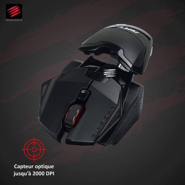 MAD CATZ R.A.T. 8+ Gaming Mouse (USB/Black/16000dpi/11 Buttons) - MR05DCINBL000-0