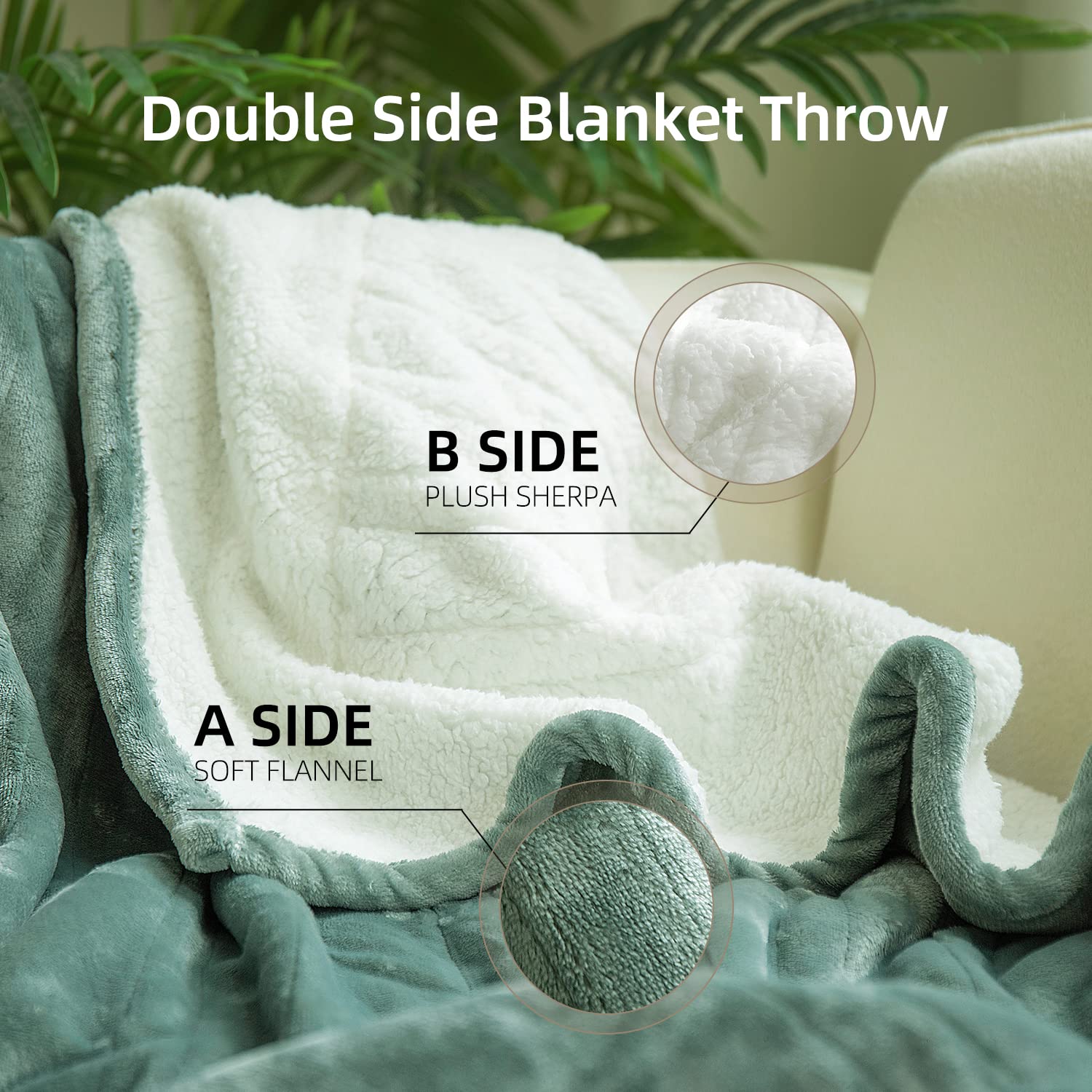 GOTCOZY Heated Blanket Electric Throw 130x160cm -Soft Silky Plush Heated Blanket with 6 Heat Settings & 10 Hours Auto-Off Timer For Home Office Use