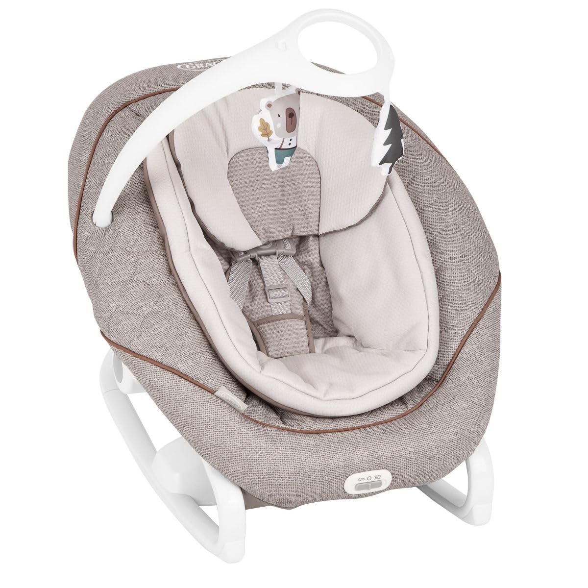 Graco All Ways Soother 2-in-1 Baby Swing and Portable Rocker (Birth to 6 Months Approx, 0-9kg), with Vibration and Adjustable Swing Speed, Stargazer