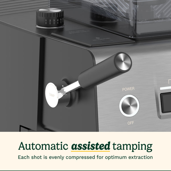 Cuisinart® Slim Espresso Machine | Espresso, Americano, Cold Brew | Integrated milk frother for Lattes and Cappuccino | 15-Bar Pressure, Bottomless Portafilter |Compact Design, Travel Mug Compatible