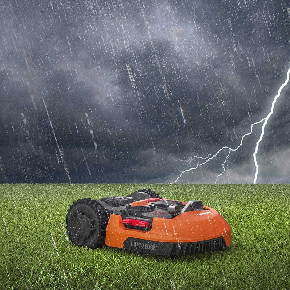 WORX - WR169E - Landroid Robotic Lawn Mower, AI powered for Faster Mowing, Smart App Control, Multi-Zone Programming, Auto Charging, 20V PowerShare Battery