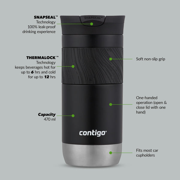 Contigo Byron SNAPSEAL™ Travel Mug, 470 ml