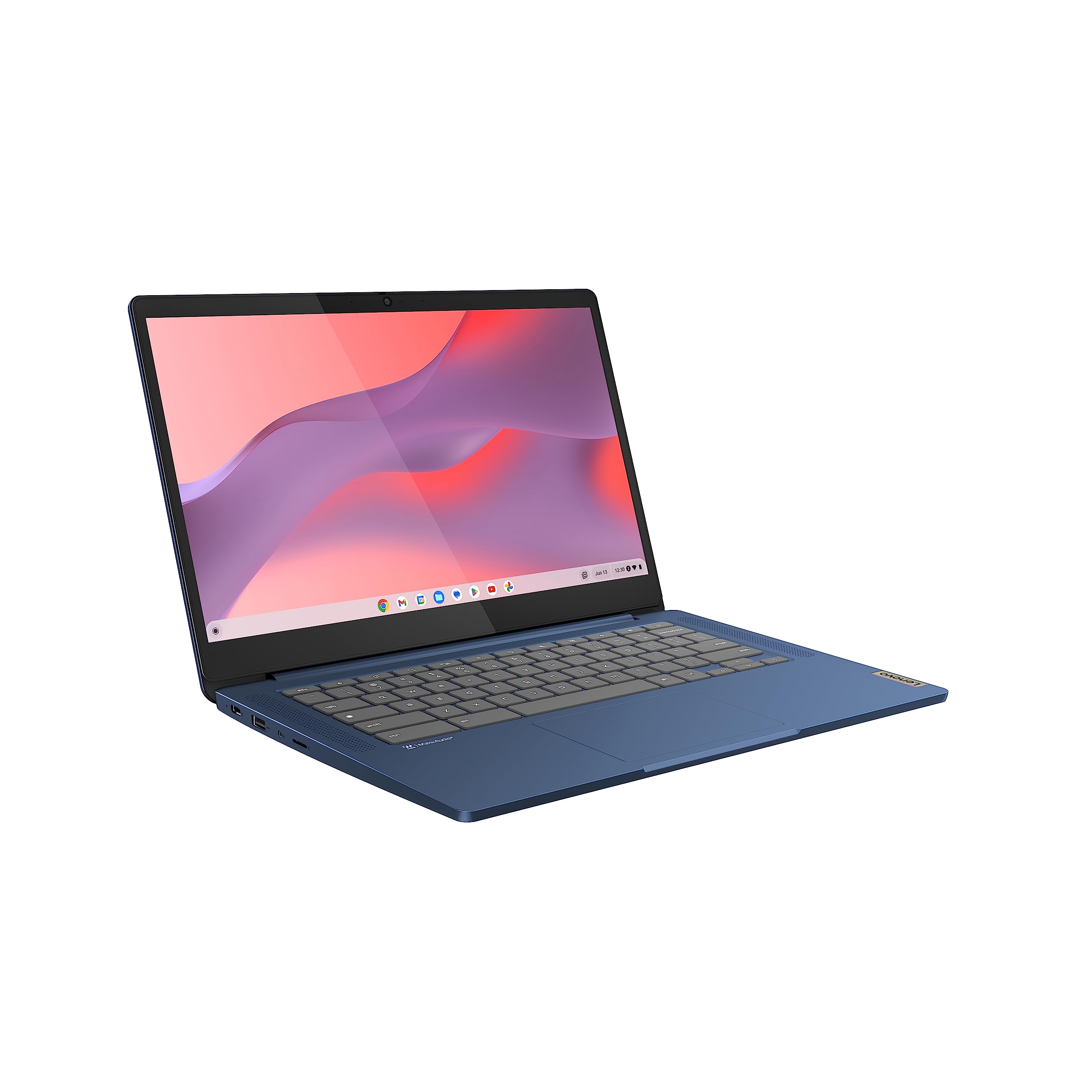 Lenovo IdeaPad Slim 3 Chromebook | 14 Inch FHD Laptop | MediaTek Kompanio 520 | 4GB RAM | 64GB eMMC | Chrome OS | Abyss Blue