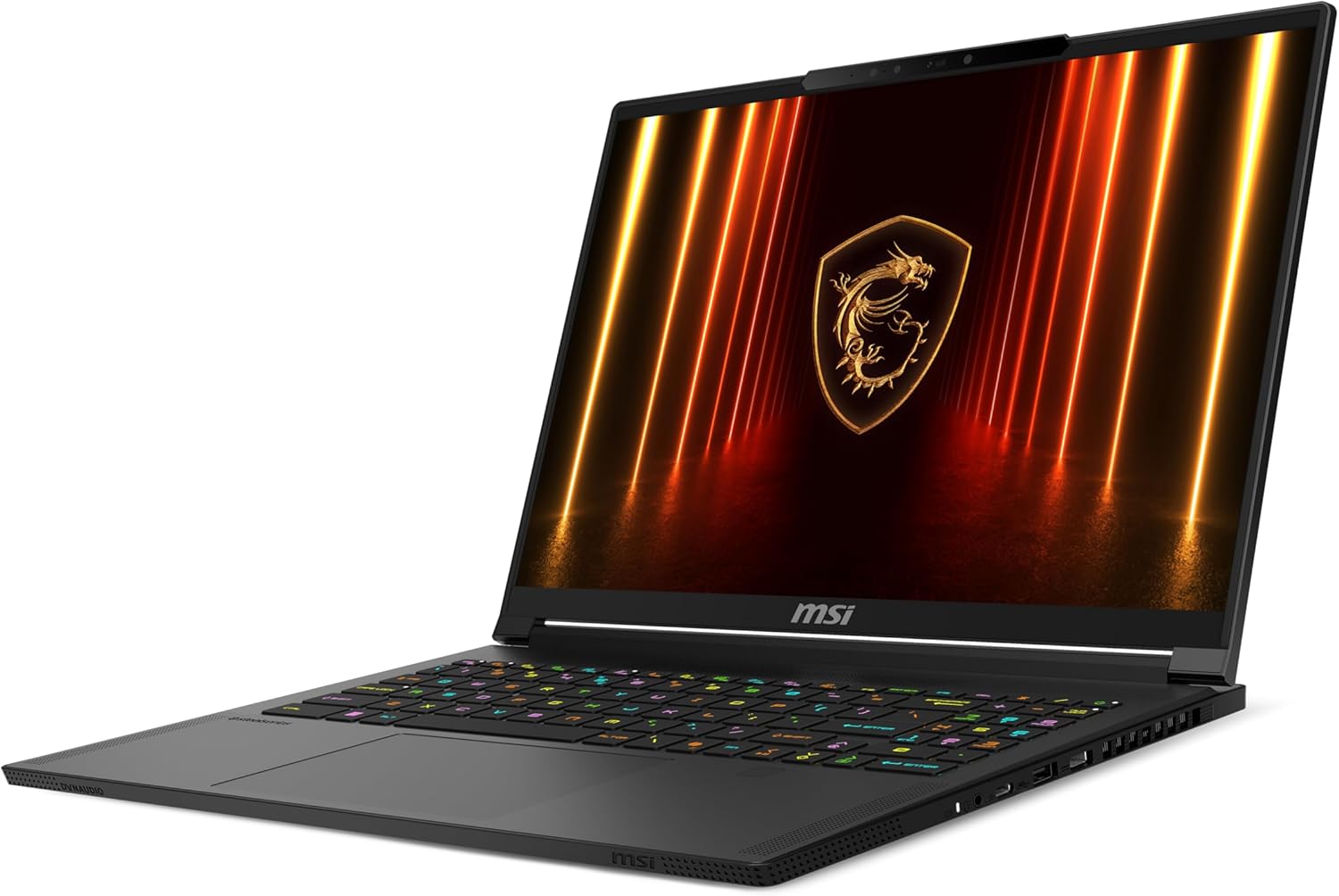 MSI Stealth A18 AI+ 18" 16:10 UHD+ 120Hz Gaming laptop- (Ryzen AI 9 HX 370, NVIDIA GeForce RTX 5090, 64GB RAM, 2TB SSD, Windows 11 Home Premium) - Midnight Black