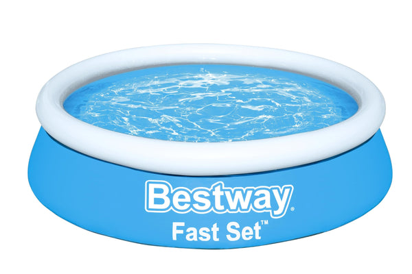 Bestway 6ft x 20in Blue Round Fast Set Inflatable Above Ground Pool