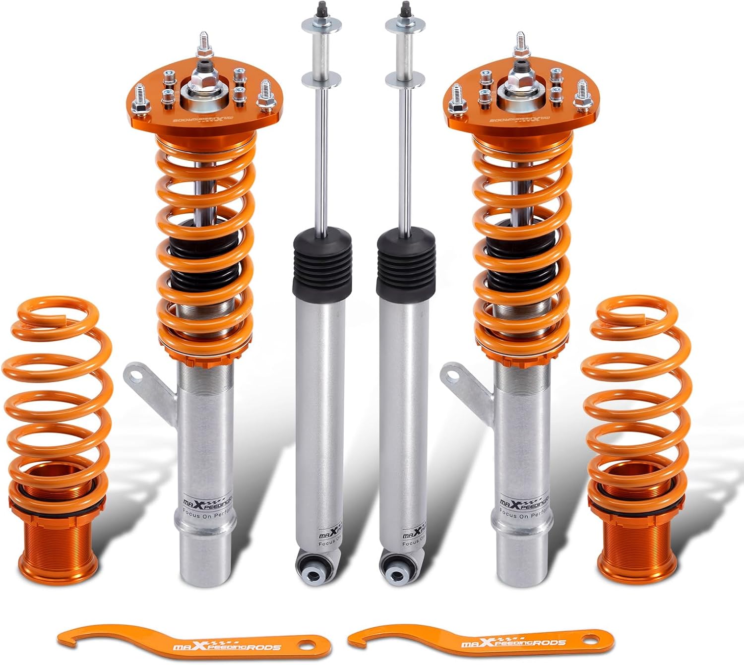 maXpeedingrods Coilovers Lowering Kit for VW Golf MK7 5G for Audi S3 A3 8V S3 2013-20 Height Adjustable Kit for SEAT Leon Mk3 5F 2012-2019