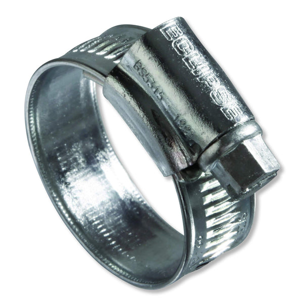 Eclipse Professional Tools ECW1-2A W1 Box of 10 35-50mm (1 ⅜" - 1 ¾") Mild Steel Worm Gear Hose Clamps