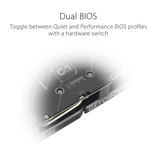 ASUS GeForce RTX 3050 6G DUAL OC Gaming Graphics Card - 1537MHz Boost Clock, GDDR6, PCIe Gen 4, DLSS 2, 3 x DP v1.4a, 1 x HDMI 2.1 (Supports 4K)