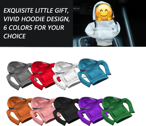 Car Gear Shift Cover,Vivid Gear Shift Knob Hoodie for Car Decorations & Protections,Universal Car Interior Accessories Stick Shift Cover Fits Car Truck SUV (Green)