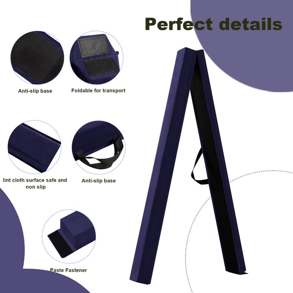 FBSPORT 270 CM Folding Gymnastics Balance Beam for Kids Training, Floor Beam