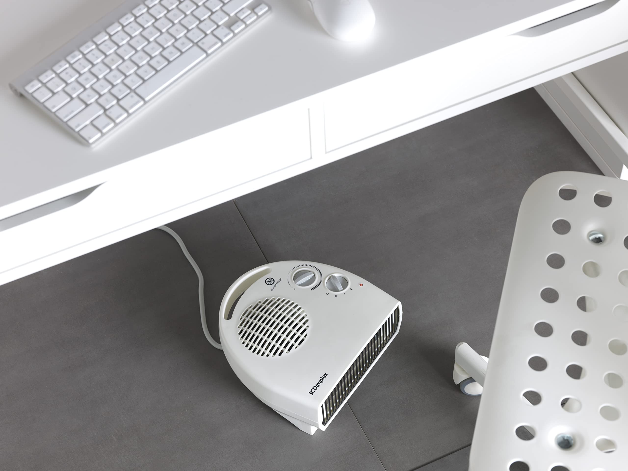 Dimplex 3KW Electric Fan Heater, Compact Fan Heater with 2 Heat Settings, Frost Protection, Cool Blow Option and Manual Thermostat