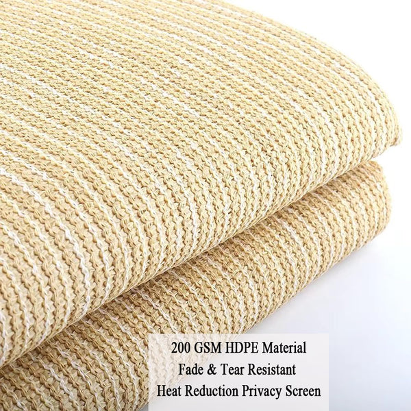 Vocray 90% Sun Shade Cloth for Garden, 1.8X3M Breathable Sunshade Mesh Fabric with Grommets, UV Protection Shade Netting, Pergola Shade Roof Cover