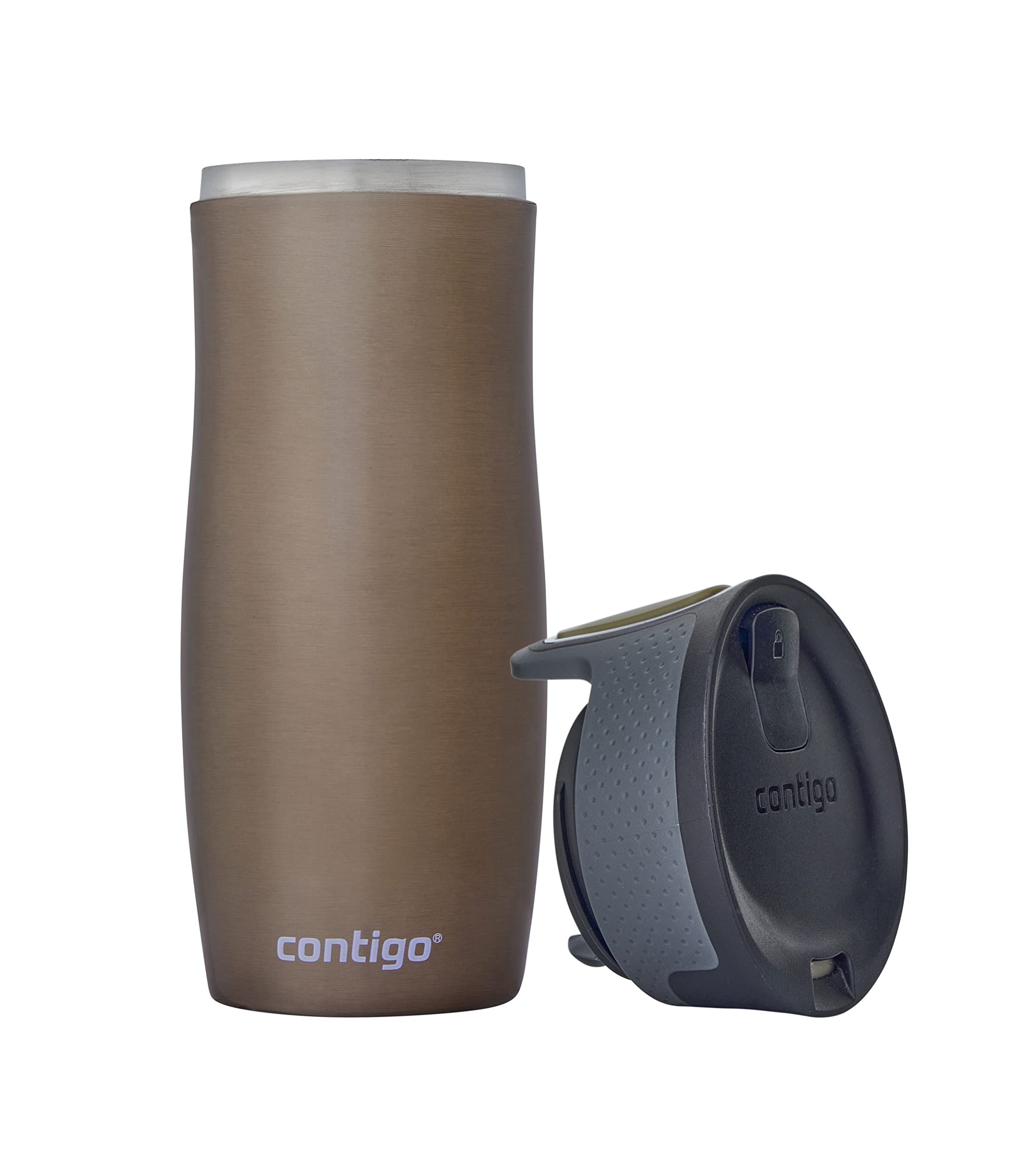 Contigo West Loop Autoseal Travel Mug, Stainless Steel Thermal Mug, Vacuum Flask, Leakproof Tumbler, Coffee Mug with BPA Easy-Clean Lid