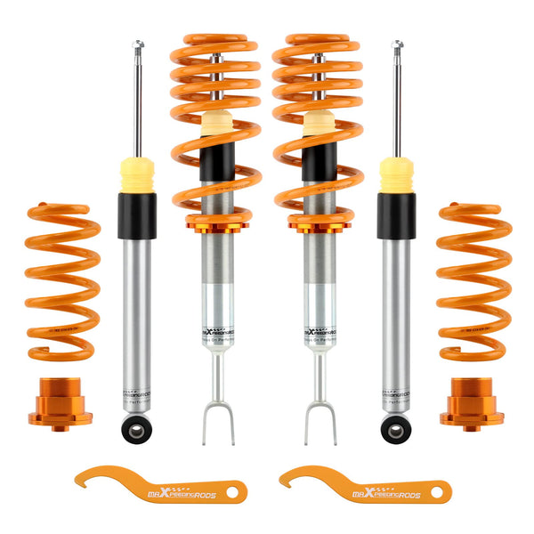 maXpeedingrods Coilovers Shock Absorbers for Audi A4 B6/for B7 8E 2WD for Quattro 2001-2008 Adjustable Height