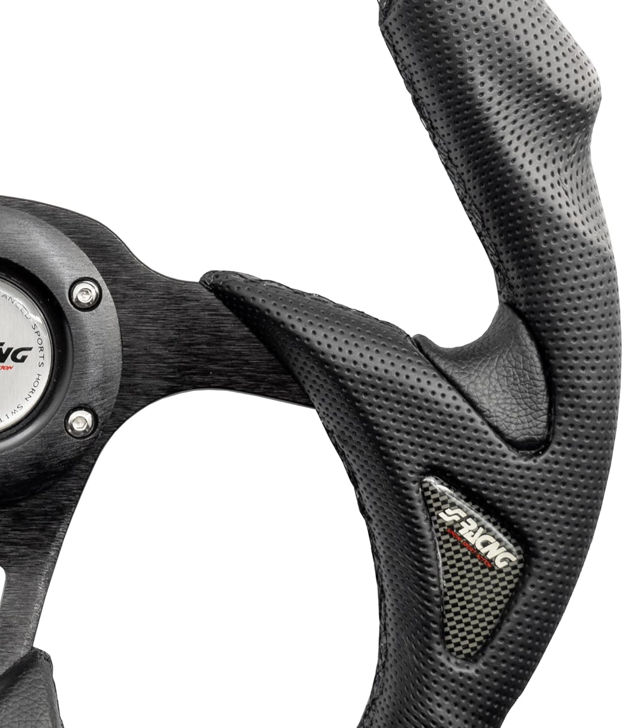 Simoni Racing X5350PUN/P Universal Steering Wheel, Black