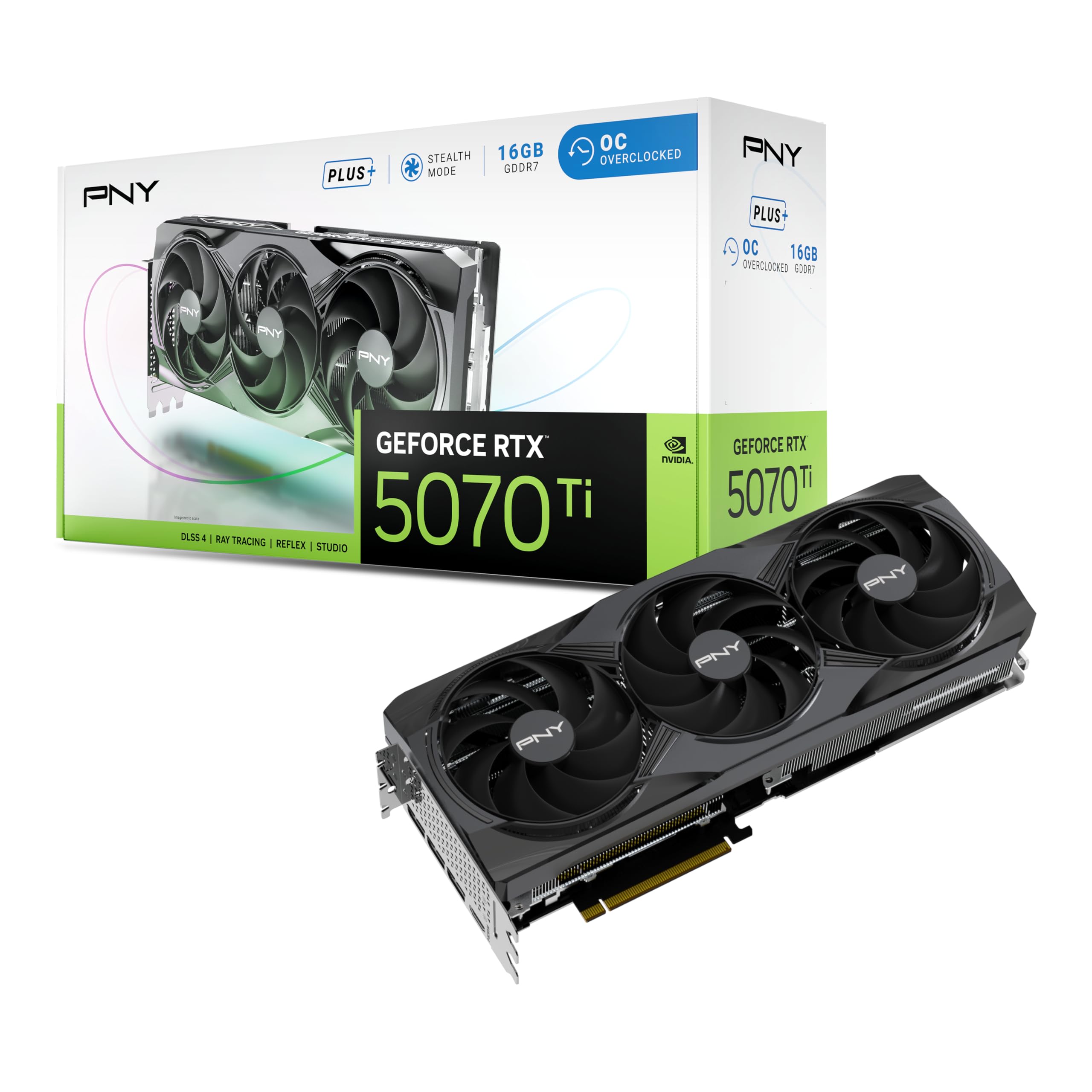 PNY GEFORCE RTX™ 5060 Ti 8GB ARGB Overclocked Triple Fan DLSS 4
