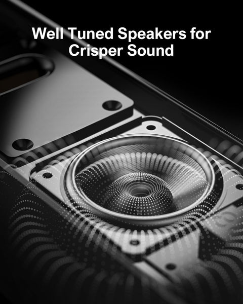 ULTIMEA 4.1ch Sound Bar for Smart TV with Subwoofer, App, Peak Power 200W, 2-in-1 Detachable Bluetooth 5.3 Soundbar, Bass Adjustable, 3 EQ Modes TV Sound Bar, ARC/Optical/Aux, Apollo S50 2025 Version