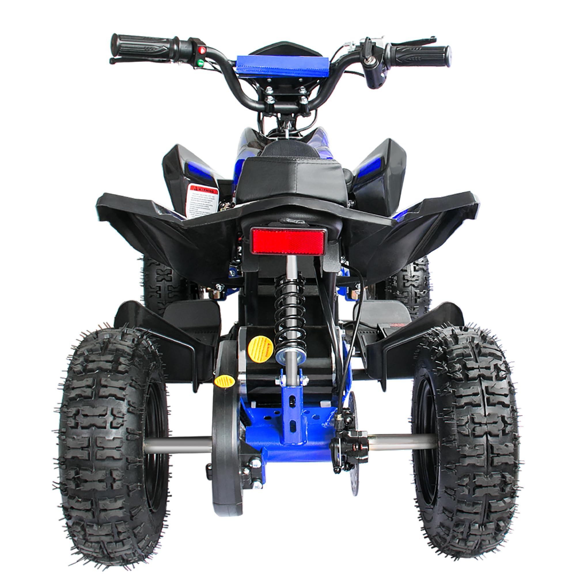 Zorax 36V 1000W Yellow 6'' Tyre Battery Powered Kids Mini ATV Quad Bike (Foot Brake - 3 Speeds - LED Light - Forward/Neutral/Reverse - CE Approved - MAX Capacity: 65KGS) Children's Electric Ride on