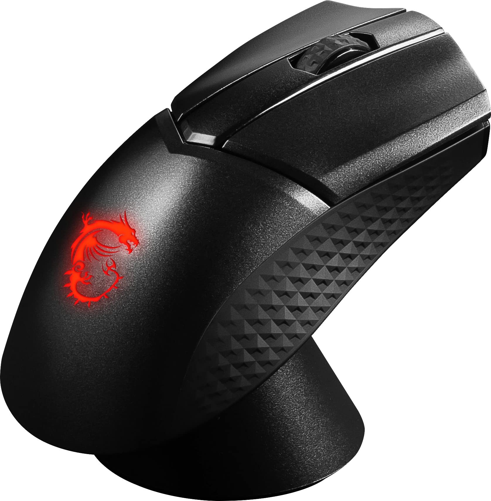 MSI CLUTCH GM51 LIGHTWEIGHT Gaming Mouse - 26000 DPI Optical Sensor, Elite 0.125ms Latency, 60M+ Click OMRON Switches, 6-Buttons, FriXionFree Cable, RGB Diamond LightGrips, 75g - Wired