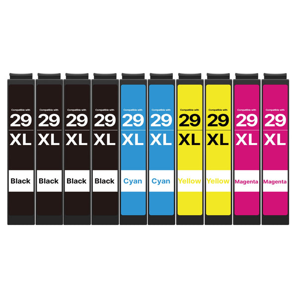 CATJOY 29XL Ink Cartridge Replacement for Epson 29 XL 29 Ink Cartridge for Expression Home XP-342 XP-335 XP-235 XP-442 XP-352 XP-247 XP-255 XP-332 Printer (10 Pack)