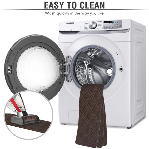 Triceratops 20cmx76cm (14-Pack) Stair Treads Carpet Non-Slip, Indoor Stair Runners for Wooden Steps, with Non Skid Rubber Backing Removable Washable