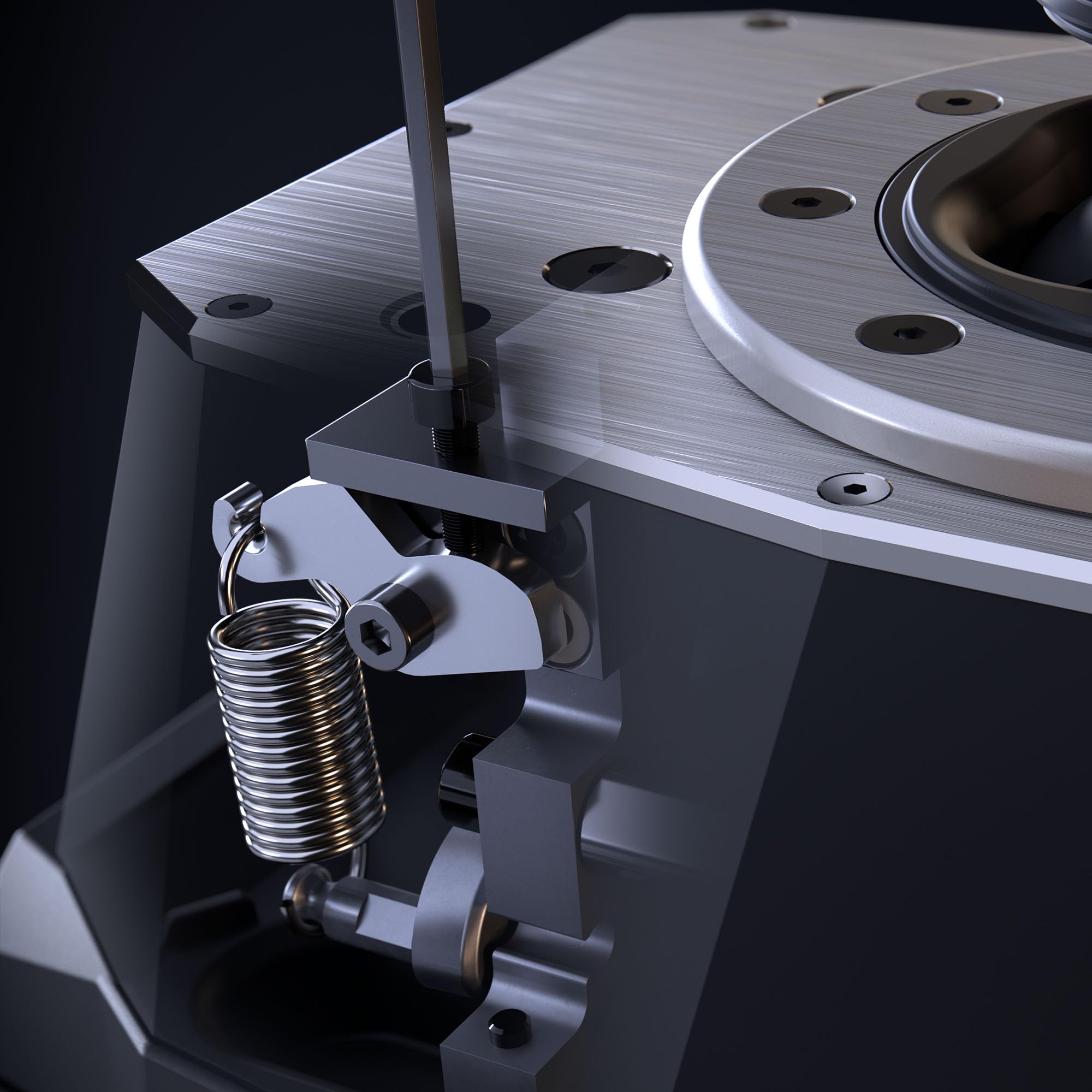 Thrustmaster AVA Modular Base - High-Precision Modular Joystick Base with H.E.A.R.T HallEffect AccuRate Technology for PC