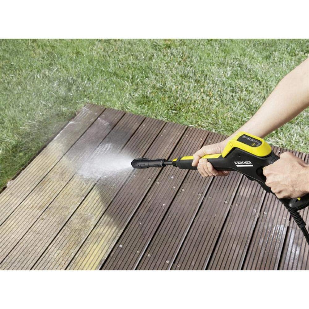 Kärcher K 5 Power Control Pressure Washer, pressure: max. 145 bar, flow rate: 500 l/h, area coverage: 40 m²/h, water filter, weight: 13 kg, high-pressure hose and gun, dirt blaster, spray lance
