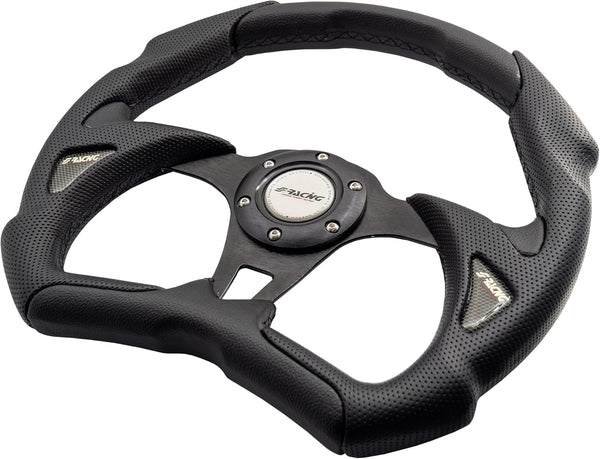 Simoni Racing X5350PUN/P Universal Steering Wheel, Black