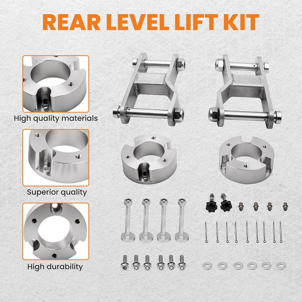 maXpeedingrods Lift Kit For Nissan Navara D40 2.5" Strut Spacers and 2" Rear Extended Shackles