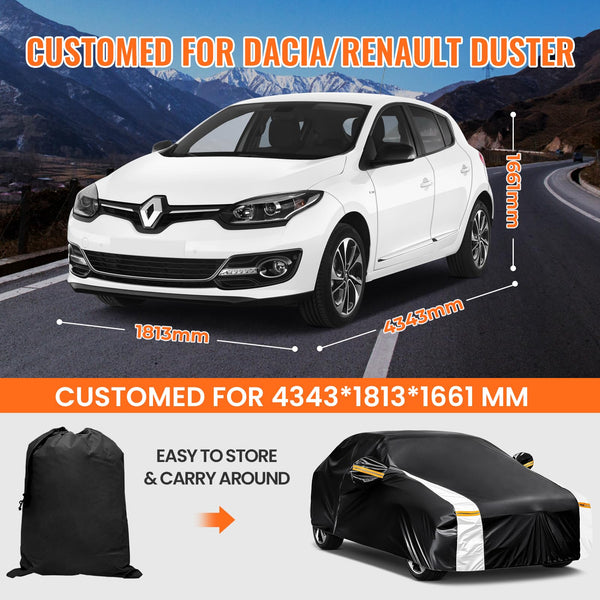 Car Cover Custom Fit for Mini Convertible F57(2016-2023), Car Covers for Outside Storage Waterproof Breathable, Full Cover Outdoor All Weather Protection Rain Sun Dust with Zip and Cotton(Black)