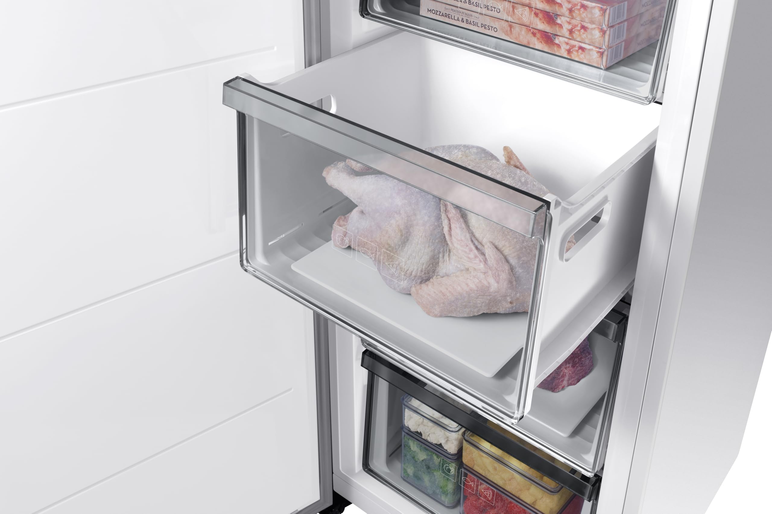 Samsung, SpaceMax, RZ32C7BD6WW/EU, 323L Smart Tall Freezer, White