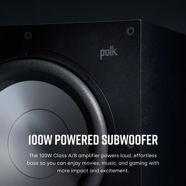 Polk Audio Polk Monitor MXT60 Compact Tower Speaker, HiFi and Home Cinema Speaker, Hi-Res Certified, Dolby Atmos and DTS:X Compatible (1 piece)