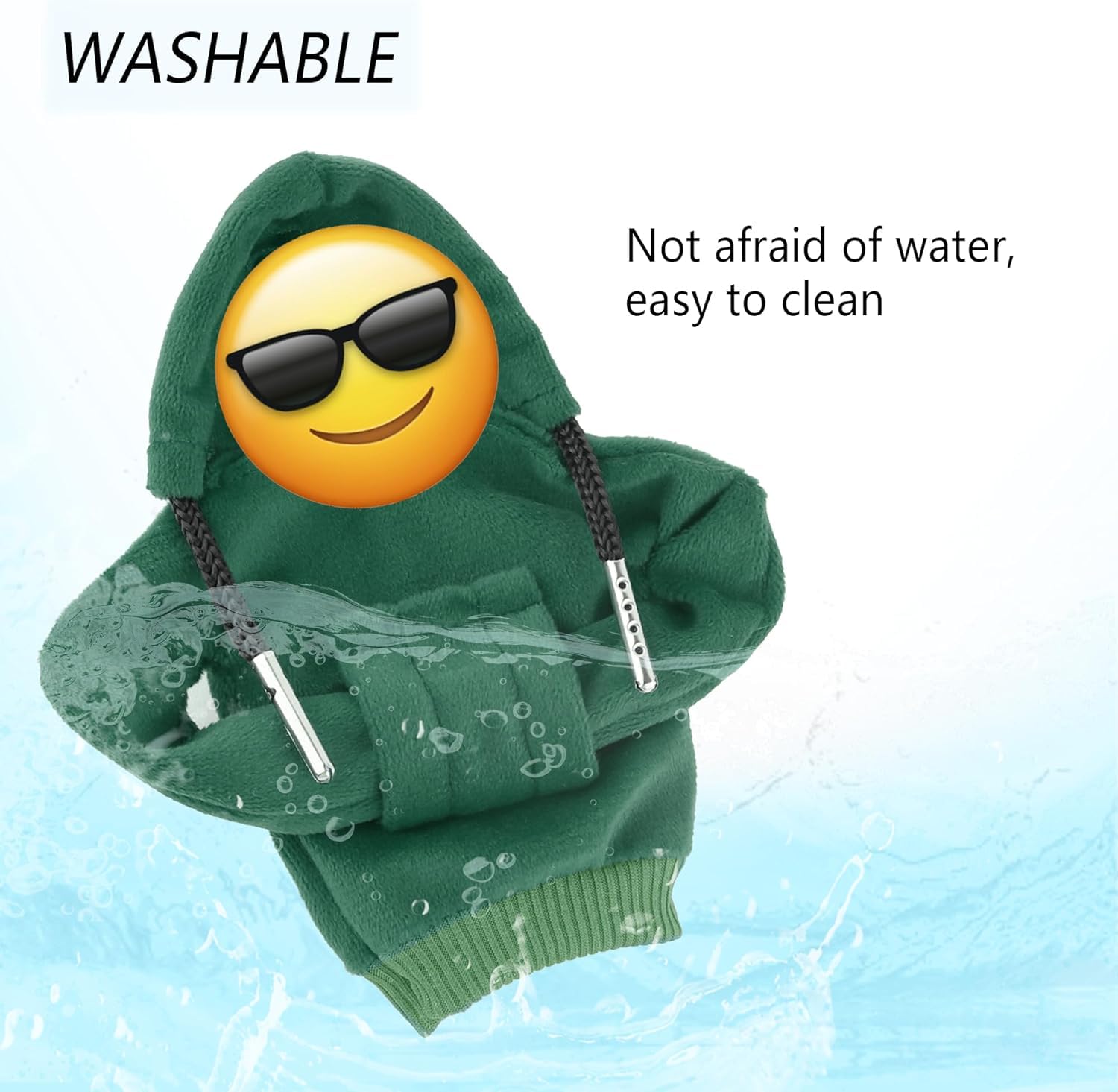 Car Gear Shift Cover,Vivid Gear Shift Knob Hoodie for Car Decorations & Protections,Universal Car Interior Accessories Stick Shift Cover Fits Car Truck SUV (Green)