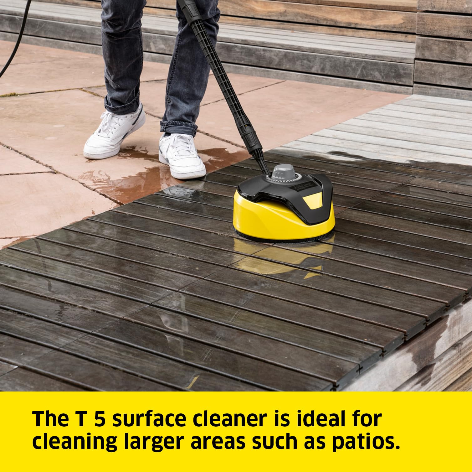 Kärcher K 5 Power Control Pressure Washer, pressure: max. 145 bar, flow rate: 500 l/h, area coverage: 40 m²/h, water filter, weight: 13 kg, high-pressure hose and gun, dirt blaster, spray lance