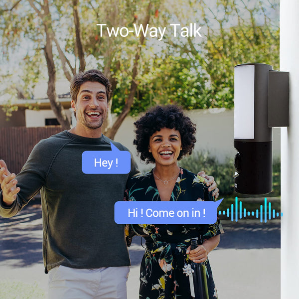 EZVIZ Wired Floodlight Security WiFi Camera Outdoor, Smart PIR Detection, FHD 1080P, 2000 Lumens, 25M Starlight Colour Night Vision, Weatherproof, Two-Way Talk, SD Card/Cloud Storage, Hardwired |LC1C