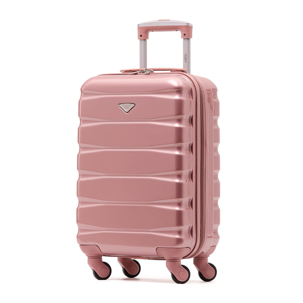 Flight Knight Set of 3 Lightweight 4 Wheel ABS Hard Case Suitcases Cabin & Hold Luggage Options Approved for Over 100 Airlines Including easyJet, British Airways, Ryanair, Jet2 & Many More