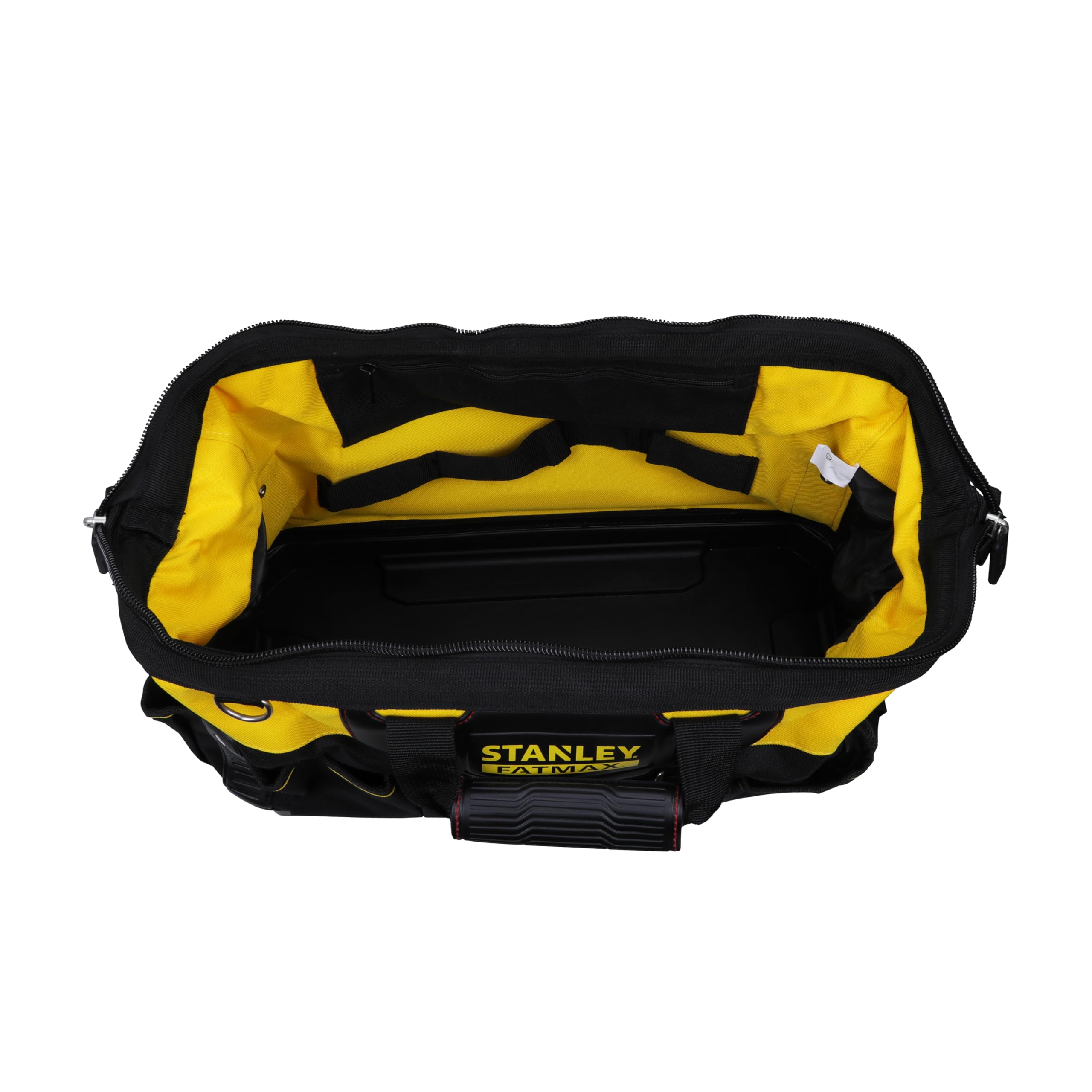 STANLEY FATMAX Technician Tool Bag, 18" Heavy Duty, Hard Waterproof Base, Multiple Pockets, Shoulder Strap, 1-93-950