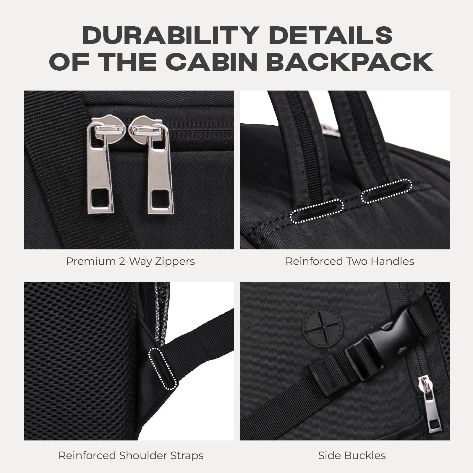 VMIKIV for Ryanair Cabin Bags 40x20x25 Underseat Carry On Bag,Small Travel Backpack Cabin Size for Men Women,Hand Luggage for Overnight, Weekend,Under Seat Casual Daypack for Airlines