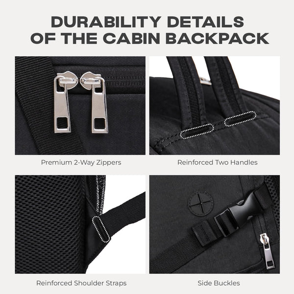 VMIKIV for Ryanair Cabin Bags 40x20x25 Underseat Carry On Bag,Small Travel Backpack Cabin Size for Men Women,Hand Luggage for Overnight, Weekend,Under Seat Casual Daypack for Airlines