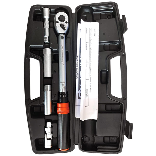 ATsafepro Torque Wrench 3/4 Inch, 100-600 Nm Torque Wrenchs, ±3% Error Accuracy with 48 Teeth Dual-Direction Adjustable for Repair of Car, Truck, Tractor