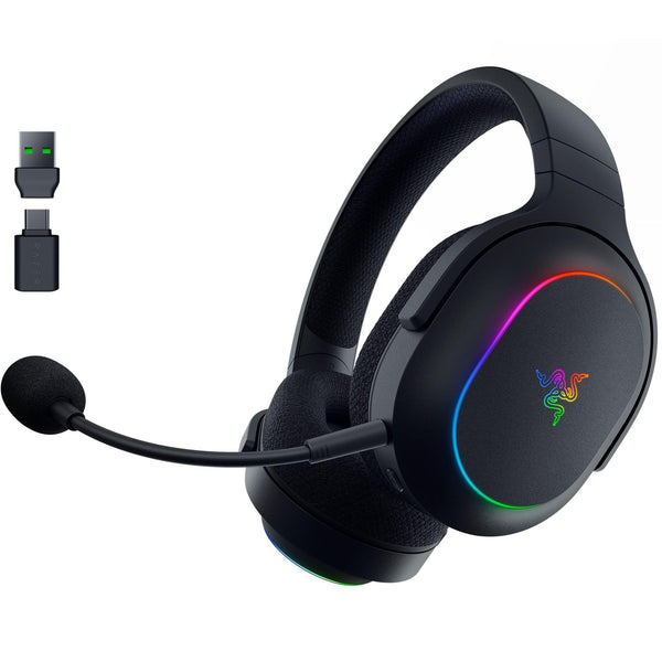 Razer Barracuda X - Wireless Multi-platform Gaming and Mobile Headset (SmartSwitch Dual Wireless, Ergonomic Design, TriForce 40 mm, Cardioid Mic, On-Headset Controls, 50h Battery USB-C) Black